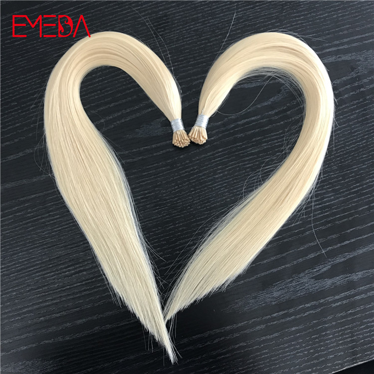 mini I tip seamless hair extensions china keratin human hair extension suppliers factory YJ295